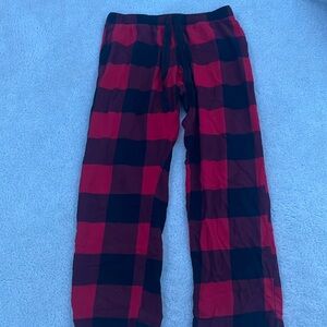 Red Plaid PJ Pants